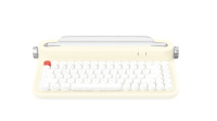 Clavier sans fil rétro B305 Actto BT5.0 à 84 touches, design breveté, style machine à écrire, support intégré, certifié CE RoHS FCC KC TELEC
