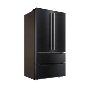 Newest Modern Style 22.5 Cu.ft Stainless Steel Fridge French Door <b>Refrigerator</b> with Ice Maker French Door <b>Refrigerator</b> with Ice - Product Image 1