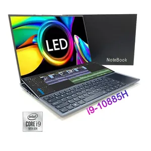 노트북 가격 두바이 더블 스크린 Latop 더블 16 "+ 14" 노트북 게이머 i9 16 인치 i7 10850H 저렴한 가격 노트북