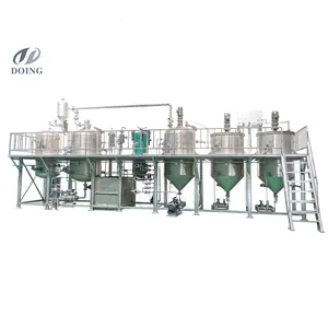 Nigeria edible oil refinery plant refining machine vegetable oil refining plant for commercial use