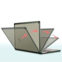 Couverture complète cristal TPU Apple ordinateur portable Mac book Air 13.3 pouces anti-dérapant housse de protection persienne Design A1932/A2179/A2337