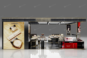 Exhibición cosmética de Oro Negro 02-DYaSB-A01 nueva tienda de cuidado de la piel superventas muebles de exhibición para tienda de exhibición para Boutique - Product Image 5
