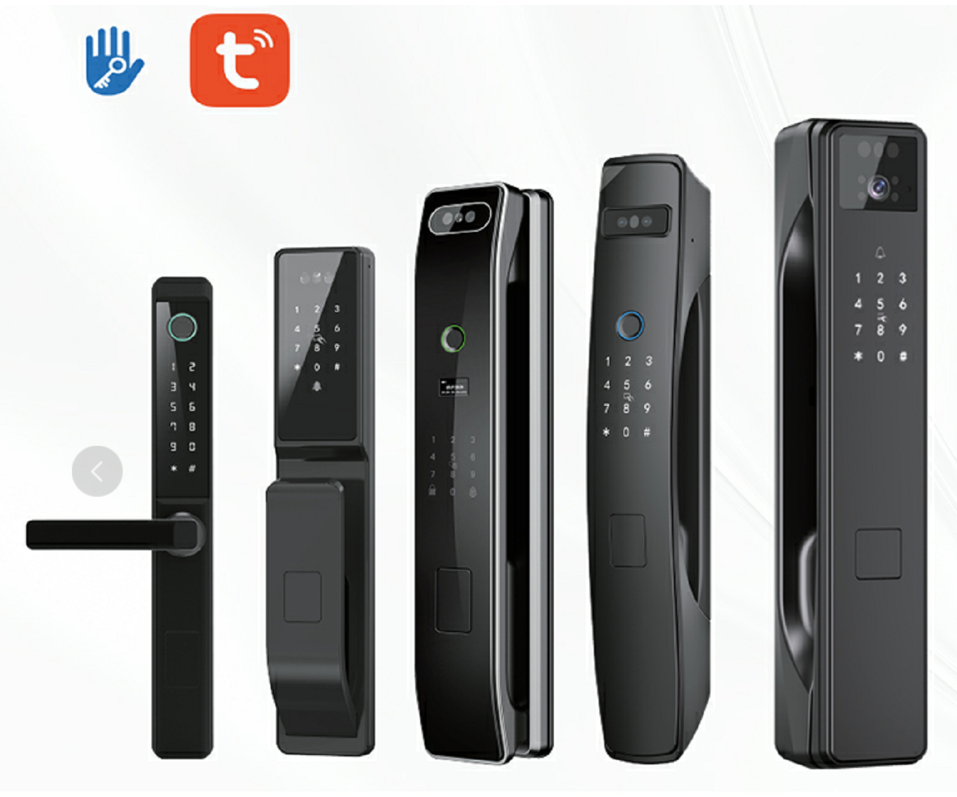 Security Serrure Intelligente Fingerprint Fechadura Digital Keypad Home Automatic Deadbolt Smart Lock for Front Door