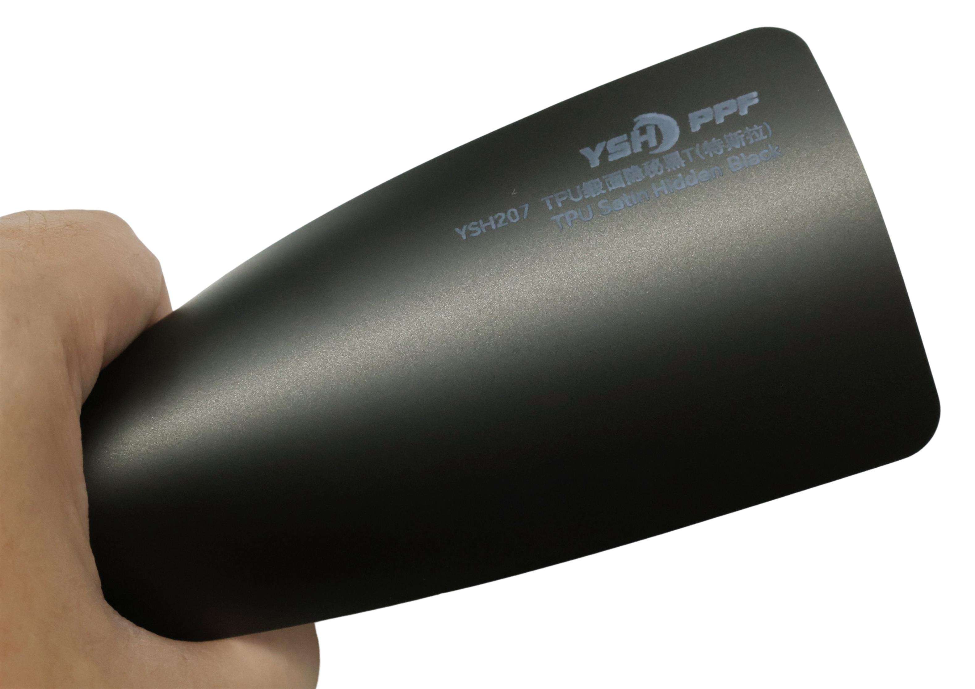 TPU Satiné Noir Invisible