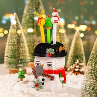 Nouvel ensemble de mini blocs de construction, arbre de Noël, Père Noël, modèle architectural, bricolage, jouet éducatif pour enfants, cadeaux MENTORS