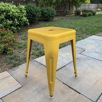 Meubles de salle à manger Chaise de salle à manger empilable imperméable Mobilier d'hôtel à domicile Chaises de salle à manger confortables de qualité supérieure en métal