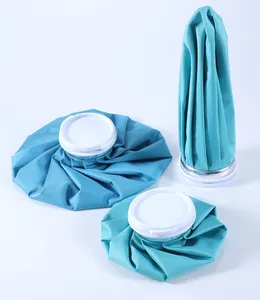 Güzel mavi yüksek kaliteli buz torbası kullanımlık sağlık soğuk özelleştirmek yaralanma kumaş soğutucu kuru buz torbası