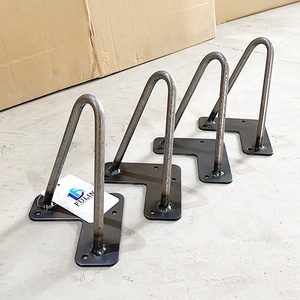 Heavy Duty Raw Steel Industrial Strength Hairpin <strong>Legs</strong> <strong>Sofa</strong> <strong>Legs</strong> Cabinet Support <strong>Legs</strong> - Product Image 2