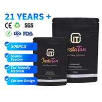 Bolsa Doypack Personalizada Impresa, Resistente a la Humedad, de Alta Calidad, con Cierre Superior de Cremallera, Acabado Mate, UV Selectivo, Mylar, Grado Alimenticio, Directo de Fábrica para Gelatina