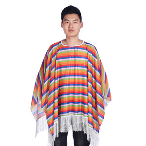 Capa <span class=keywords><strong>Mexicana</strong></span> <span class=keywords><strong>para</strong></span> Halloween, Disfraz <span class=keywords><strong>para</strong></span> Cosplay, Fiesta de Baile, Disfraz <span class=keywords><strong>para</strong></span> Adultos y Niños, Divertida Capa con Cinta y Trajes <span class=keywords><strong>para</strong></span> Carnaval - Product Image 6