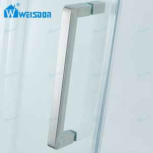 OEM ODM Porte de douche <span class=keywords><strong>baignoire</strong></span> en acier inoxydable verre trempé double paroi de douche coulissante sans cadre - Product Image 6