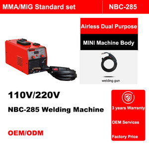 เครื่องเชื่อมแบบพกพาขนาดเล็ก 110V/220V ใช้ก๊าซ CO2 ป้องกัน สำหรับเชื่อม MMA/MIG/TIG/Arc IGBT Ac Airless แบบเชื่อมยึดติดทุติยภูมิ - Product Image 5