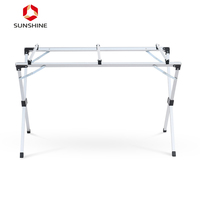 Table de Camping pliante, légère, Portable, en aluminium, pour l'extérieur
