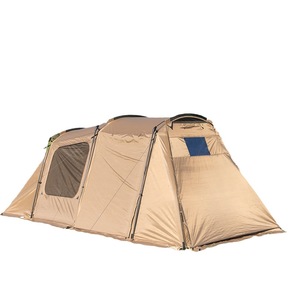 Tenda a tunnel a doppio strato per esterni quattro stagioni, in tessuto Oxford, spaziosa, per campeggio e pranzo, impermeabile e protezione solare, tenda 5-8-10 posti - Product Image 5