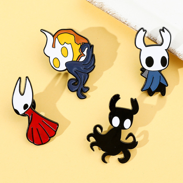 Hot Sale Hollow Knight Pin Collection Bulk Game Merchandise Enamel Badges Customizable with Any Design