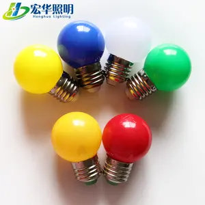 G45 0.5W E27 Base warm white multi color spherical LED bulb