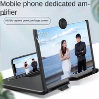 Hot Sales 10 Inch 3d Mobile Phone Screen Magnifier Amplifier Stand Bracket Movie Game Magnifying Folding Phone Desk Holder