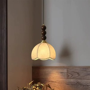Lámpara colgante de tela nórdica moderna minimalista dormitorio comedor sala de estar decoración lámpara y Hotel colgante luces creativas - Product Image 1