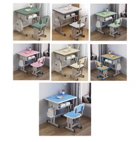 Table d'étude pour enfants, bureau d'écriture pour élèves du primaire, bureau réglable pour les devoirs, mobilier de classe, ensemble scolaire