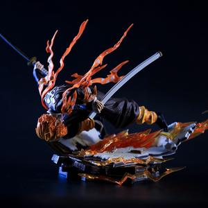 Giocattoli in resina PVC azione e giocattolo di alta qualità 30cm postura di combattimento decorazione d'interni figure <span class=keywords><strong>anime</strong></span> Demon slayer Agatsuma <span class=keywords><strong>Zenitsu</strong></span> - Product Image 3