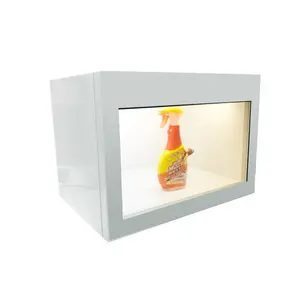 3D 홀로그램 디스플레이 보석 박물관전 비디오 holobox 투명 LCD 쇼케이스