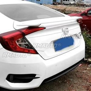 Pour Honda Civic dixième génération 2016 2017 2018 2019 2020, matériau ABS, couleur non peinte, aileron de coffre arrière, kit carrosserie, accessoires - Product Image 3