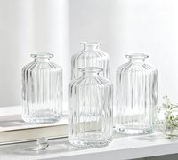Produits les plus vendus de l'usine, flacon diffuseur d'arômes transparent de 150 ml avec bouchon, couleurs et logos personnalisés