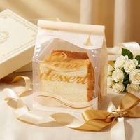 Sacs d'emballage personnalisés pour boulangerie avec fenêtre transparente, fermeture à attache métallique, fond carré, pour croissants, pâtisseries, biscuits frais
