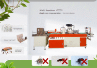 Accessoires pour machine de lutte antiparasitaire avec coussinets de colle pour rats et souris à revêtement thermofusible et contrôle micro-ordinateurisé entièrement automatique