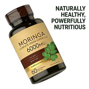 OEM/ODMプライベートラベルオーガニックモリンガ葉粉末カプセルカスタマイズ大人用モリンガサプリメントハーブ健康サポートエネルギー - Product Image 4