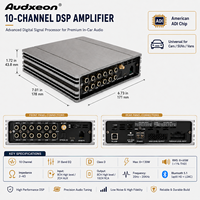 D Sınıfı Güç Amplifikatörü 8 Kanal Araç Amplifikatörü 10 Kanal DSP Maks 8x130W 31 Bant EQ OTG Fabrika Çıkışlı Yüksek Güç Kaliteli 4Ω