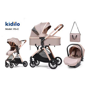 Vente en gros Poussette bidirectionnelle pour bébé avec siège <span class=keywords><strong>auto</strong></span> pliable multifonctionnel pour nouveau-né <span class=keywords><strong>3</strong></span> en <span class=keywords><strong>1</strong></span> Poussette pour bébé Kidilo - Product Image 3