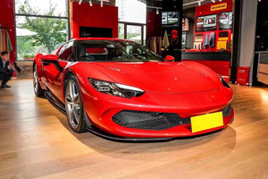ชุดแต่งคาร์บอนไฟเบอร์สำหรับ Ferrari 296GTB ชุดแต่งคาร์บอนไฟเบอร์สไตล์ OEM สำหรับ 296GTB  ลิ้นกันชนหน้า ดิฟฟิวเซอร์ สปอยเลอร์ - Product Image 6
