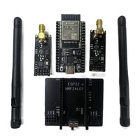 Carte mère ESP32 DevKitC, module émetteur-récepteur sans fil NRF24L01 PA+LNA 24G pour amplificateur de signal, accessoire de développement IoT