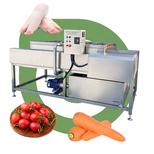 Restaurant Strawberry Pepper Fruit Leave Vegtablely Clean Wash Machine and Vegetable Clean Production Line