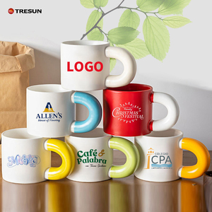 Taza de Gres Blanca de Dos Tonos con Diseño Personalizado e Impresión de Logotipo, 11 oz, Libre de BPA, Apta para Lavavajillas y Microondas - Product Image 1