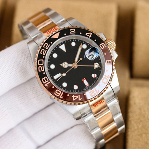Logo personalizzato di lusso da uomo <span class=keywords><strong>automatico</strong></span> meccanico vetro zaffiro in acciaio inossidabile cinturino Designer Casual Business Watch - Product Image 3