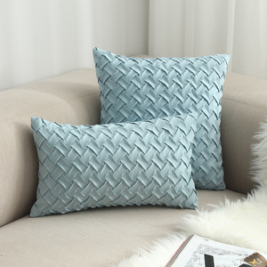 Topfinel-<span class=keywords><strong>funda</strong></span> de cojín de varios colores, tejido de terciopelo <span class=keywords><strong>verde</strong></span> suave con relieve - Product Image 2