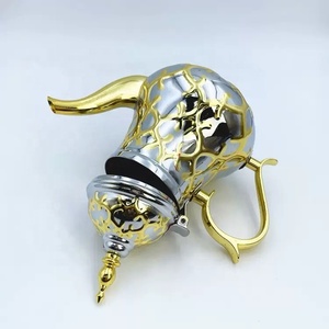 60Oz Moroccan ấm trà cà phê Maker thép không gỉ cổ ngỗng Ấm đun nước vàng Arabic Tea Pot cho nhà hàng khách sạn - Product Image 2