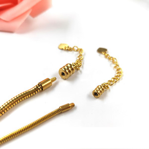 3MM Cadenas De Acero Inoxidable Waterproof <strong>Jewelry</strong> Rope Snake Chain <strong>Stainless</strong> <strong>Steel</strong> Bracelet Gold Diy Bracelet Bulk Charm - Product Image 4