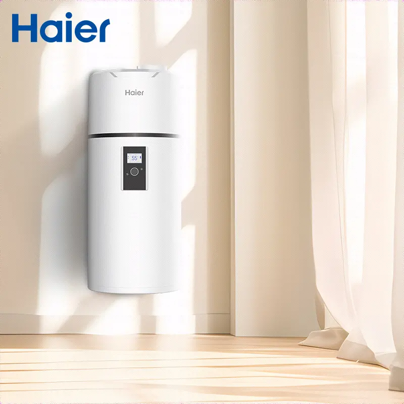 Haier - Fonte de ar de alta temperatura R290 de alta eficiência energética, aquecedor de água com bomba de calor híbrida residencial, tudo em um, mais vendido