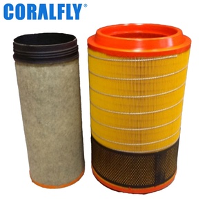 อะไหล่กรองเครื่องยนต์ดีเซลรถบรรทุกขนาดใหญ่ K2841 กรองอากาศ Hepa 10009404091447 - Product Image 3