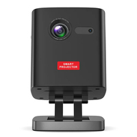 Mini projecteur C1000 Android 9.0 WiFi BT avec batterie intégrée, haut-parleur, home cinéma de poche