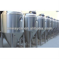 Prix d'usine Réservoir de fermentation de bière en acier inoxydable avec enveloppe 500L 800L 1000L 2000L 3000L 5000L 10000L Équipement de brassage de bière