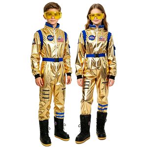 Disfraz de astronauta dorado para niños Yi Xiaoyi, traje espacial, disfraz de Halloween para niños, conjunto de ropa para actuaciones - Product Image 1
