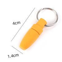 Perforateur de cigares portable avec clip porte-clés, coupe-lame en caoutchouc, perforateur de trous, couteau de poche, accessoire pratique