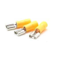 Connecteurs de sertissage pour fils électriques en laiton PVC PA série FDD 22-10AWG, bornes de câble à sertir pré-isolées femelles de type fourche