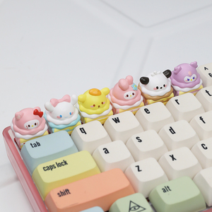 2025 MG Cake Linda figura resina hecha a mano artesanal 3D impreso 1U Cherry <span class=keywords><strong>MX</strong></span> Compatible ESC Keycap - Product Image 6