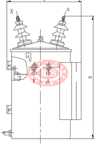 Một pha 0,4kv/10KV 25kva 37,5kva 50kva 63 KVA 75kva 100kva 200 KVA 1 pha cực gắn biến áp - Product Image 6