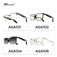 Lentes de Sol para Mujer en Tendencia 2025, Gafas de Sol Redondas, Lentes con Filtro de Luz Azul para Computadora, Lentes con Altavoces Bluetooth